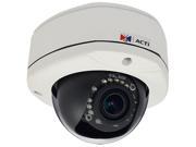 ACTi E81A 1MP Day Night IR Outdoor Vandal Fixed Dome Network Camera