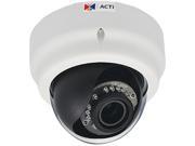 ACTi E65A 3MP Indoor Dome with D N Adaptive IR Superior WDR Vari focal lens