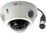 ACTi E929M 3MP Outdoor Mini Fisheye Dome with D N Adaptive IR Superior WDR M12 connector Fixed lens