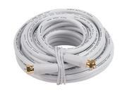 RCA VH625WHN 25 ft. Digital RG6 Coaxial Cable in White Color w F connector
