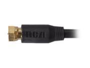 RCA VH606 6 ft Basic Series Digital RG6 Coaxial Cable in Black Color