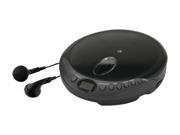 GPX Portable Compact CD Player with Earbuds Black PC101B