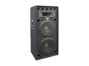 PYLE PADH152 1200 Watt Dual 15 8 Way Stage Speaker Cabinet Single
