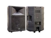 PYLE PPHP 1259 500 Watt 12 Two Way Plastic Molded Speaker Cabinet Single