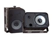 PYLE PD WR50B 2 CH 6.5 Indoor Outdoor Waterproof Speakers Black Pair