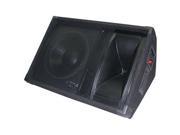 PYLE 600 Watt 12 Two Way Stage Monitor Speaker System PASC12
