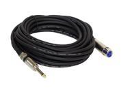 Pyle Model PPMJL30 30 ft. Professional Microphone Cable 1 4 Male to XLR Female