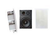 PYLE PDIW87 8 Two Way In Wall Enclosed Speaker System w Directional Tweeter One Pair