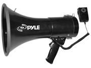PYLE PMP53IN Black 50 Watts Professional Piezo Dynamic Megaphone w 3.5mm Aux In For Digital Music iPod