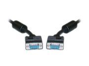 SIIG CB VG0011 S1 3 ft. SVGA HD15 M M Shielded Video Cable with Ferrite