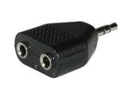 C2G 40641 3.5mm Stereo Male to Dual 3.5mm Stereo Female Adapter
