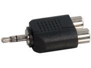 C2G 40645 3.5mm Stereo Male To Dual RCA Female Adapter