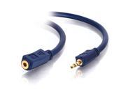 C2G 40606 1.5 ft. Velocity 3.5mm M F Stereo Audio Extension Cable