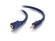 C2G 40607 3 ft. Velocity 3.5mm M F Stereo Audio Extension Cable
