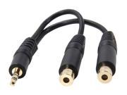 StarTech MUY1MFF 6 Stereo Splitter Cable 3.5mm Male to 2 x 3.5mm Female