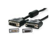 StarTech DVIDSMF15 Black 15 ft. F M DVI D Single Link Extension Cable