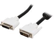StarTech DVIDDMF15 Black 15 ft. M F Dual Link Monitor DVI D Extension Cable