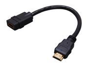 StarTech HDMIEXTAA6IN 6 in HDMI Port Saver Digital Video Cable M F