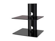 Ready Set Mount CC S2 Dual Wall Mount Shelf System for Audio Video and or Gaming Consoles