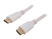Kaybles NMHD-15MM-WT 11 - 15 ft. High Speed HDMI Cable with Ethernet,White,CL2 rating,28AWG Gold Plated Kaybles NMHD-15MM-WT 11 - 15 ft. High Speed HDMI Cable with Ethernet,White,CL2 rating,28AWG Gold Plated