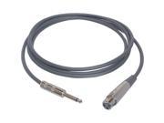 Hosa Model MCH 110 10 ft. XLR Female to 1 4 Male Phone Microphone Cable