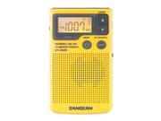 Sangean Digital AM FM Weather Alert Pocket Radio DT 400W