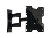 Peerless PA740 22 40 Articulating TV Wall Mount LED LCD HDTV up to VESA 200x200mm max load 80 lbs. Compatible with Samsung Vizio Sony Panasonic LG and