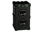 TRIPP LITE ULTRABLOK Wall Mount Direct Plug in 2 Outlets 1001 2000 joule Direct Plug in Isobar Surge Suppressor