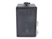 Speco Tech DMS 3TS Black Weather Resistant 3 Way Speakers with Transformer Single