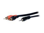 Comprehensive MPS 2PP 6ST 6 ft. 3.5mm Stereo to 2 RCA Cable