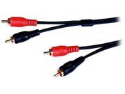 Comprehensive 2PP 2PP 25ST 25 ft. Standard Series 2 gold RCA Plugs Each End Stereo Audio Cable
