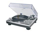 Audio Technica AT LP120USB Direct Drive Professional DJ Turntable with USB Output Silver