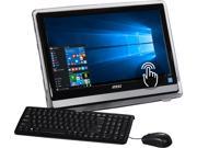 MSI All in One Computer Pro 22ET 4BW 025US Pentium N3700 1.60 GHz 4 GB DDR3L 1 TB HDD 21.5 Touchscreen Windows 10 Home