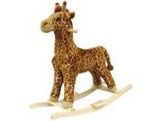 Happy Trails Giraffe Plush Rocking Animal