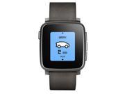 Pebble 511-00024 Time Steel Smartwatch for Apple and Android Devices Black