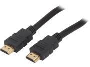 VCOM VC HDMI10M 10 ft. HDMI® 1.4V Type A to Type A High Speed with Ethernet Black Cable