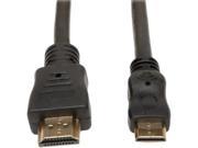 Tripp Lite 10 ft High Speed with Ethernet HDMI to Mini HDMI Cable