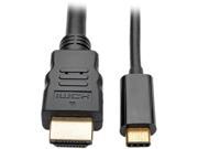 Tripp Lite USB 3.1 Gen 1 to HDMI DisplayPort Alternate Mode Cable Adapter M M 4K x 2K 16 ft. U444 016 H