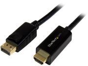 StarTech DP2HDMM5MB DisplayPort to HDMI Converter Cable 4K