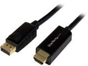 StarTech DP2HDMM3MB DisplayPort to HDMI Adapter Cable 3 m 10 ft. 4K 30Hz