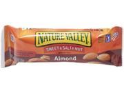 General Mills SN42068 Nature Valley Granola Bars Sweet Salty Nut Almond Cereal 1.2oz Bar 16 Box