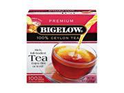 Bigelow 00351 Single Flavor Tea Premium Ceylon 100 Bags Box