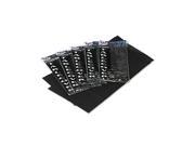 Tablemate Table Set Rectangular Table Covers Heavyweight Plastic 54 x 108 Black 6 Pack