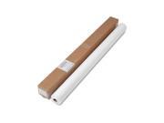 Tablemate Linen Soft Non Woven Polyester Banquet Roll Cut To Fit 40 x 50 White