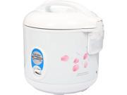 Tayama TRC 04 White Direct Heat 10 Cup Cooked Electric Rice Cooker