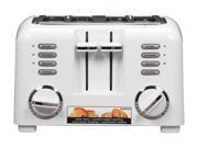 Cuisinart CPT 140FR White Compact 4 Slice Toaster