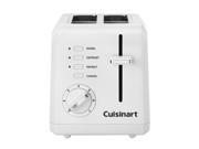 Cuisinart CPT 122 White 2 Slice Compact Plastic Toaster