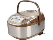Tatung Micom Fuzzy Logic Multi Cooker and Rice Cooker Champagne 16 Cups Cooked 8 Cups Uncooked TFC 5817