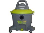 Koblenz WD16 16 Gallon Wet Dry Vacuum Cleaner 6.5 hp Green Gray