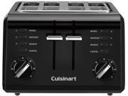 Cuisinart CPT 142BKC Black 4 Slice Compact Toaster